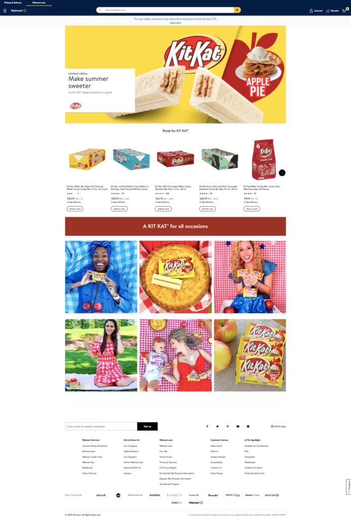 Kit Kat Item Pages